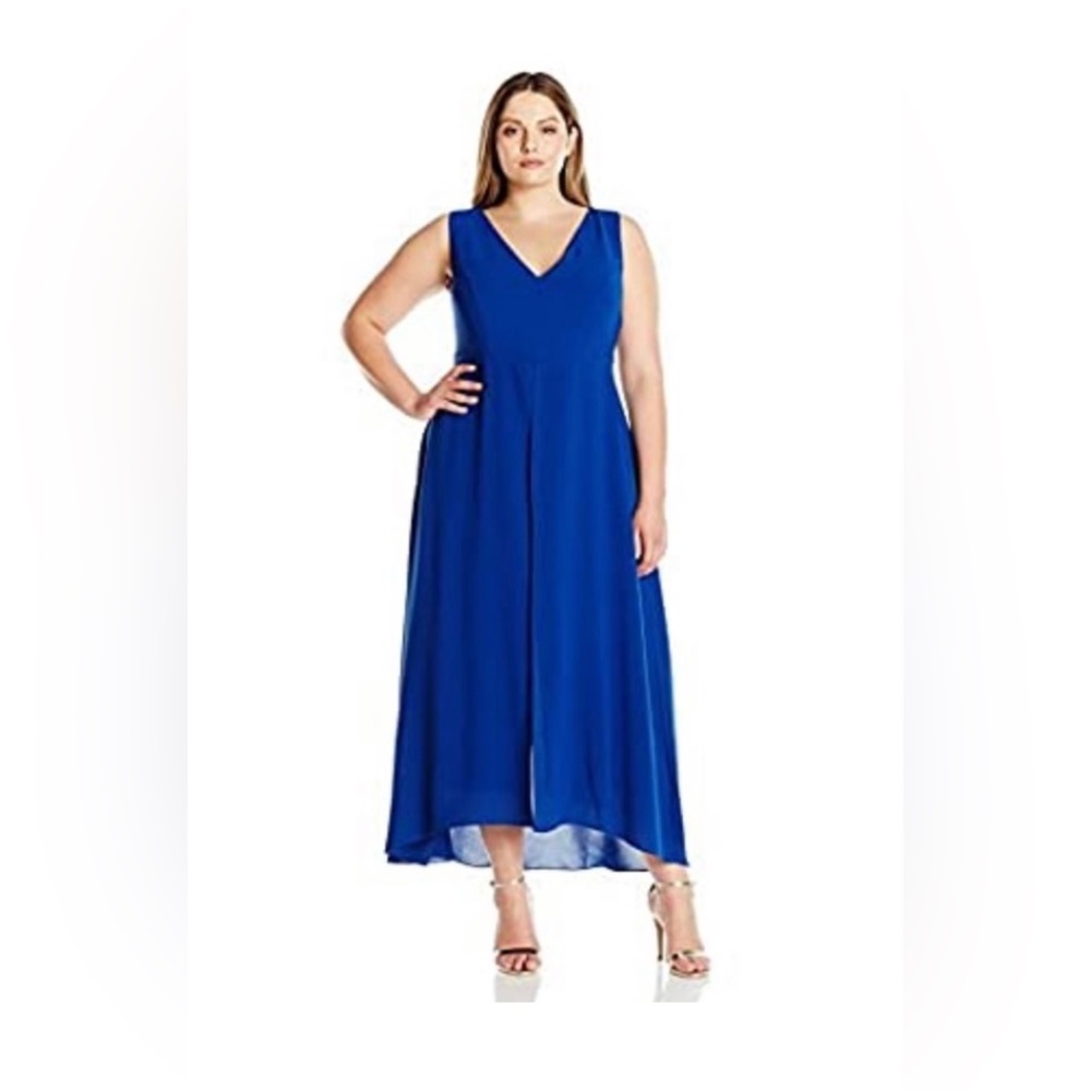 Adrianna Papell blue jumpsuit
